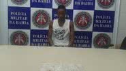 Imagem PM prende homem com drogas em Pero Vaz
