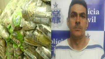 Imagem Gerente de mercado é preso com 560 quilos de feijão roubado