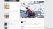 Imagem Assaltante posta foto no facebook curtindo com dinheiro roubado e é preso
