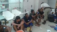 Imagem Assista: presas 30 pessoas que faziam arrastão na Borges Calçados do IAPI