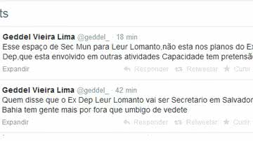 Imagem 'Entrou água': Leur Lomanto não será mais secretário, diz Geddel