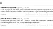 Imagem 'Entrou água': Leur Lomanto não será mais secretário, diz Geddel