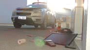Imagem Brumado: loja, banco e posto de gasolina são apedrejados por mulheres