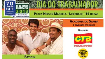 Imagem Bairro da Liberdade recebe festa do Dia do Trabalhador
