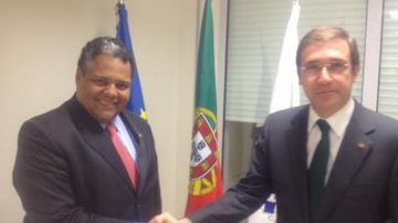 Imagem Antônio Brito se reúne com o primeiro ministro de Portugal