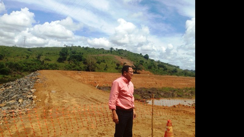 Imagem  Itabuna: obras da barragem estão paradas por falta de recurso do governo