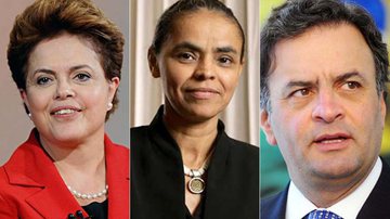 Imagem Ibope/Globo/Estadão: Dilma 38%, Marina 29% e Aécio 19%