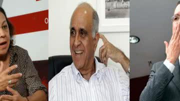 Imagem Lídice e Rui Costa desdenham de Ibope; Paulo Souto comemora
