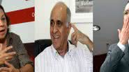 Imagem Lídice e Rui Costa desdenham de Ibope; Paulo Souto comemora