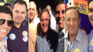 Imagem Fora do ninho: propaganda mostra deputado do DEM com candidatos do PT