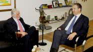 Imagem Wagner e Eduardo Campos no tete-a-tete em Fortaleza