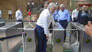 Imagem Após 14 anos de espera, Wagner comemora metrô: “Quando foi que se imaginou?”