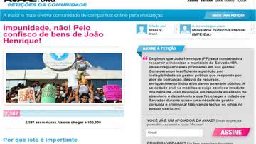 Imagem Documento que pede confisco de bens de JH ganha força