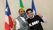 Imagem Spike Lee grava entrevista com ACM Neto. Veja fotos