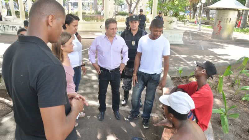 Imagem Começa processo de revitalização da praça do Campo Grande