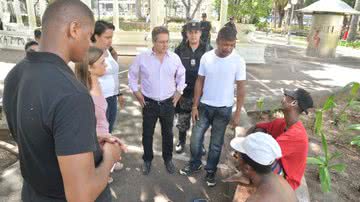 Imagem Começa processo de revitalização da praça do Campo Grande
