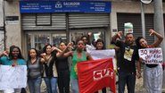 Imagem Exclusivo: secretário quase atropela manifestantes na Rua Chile. Veja fotos