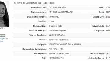 Imagem Tatiana Paraíso reverte decisão e candidatura é deferida pelo TRE