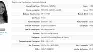 Imagem Tatiana Paraíso reverte decisão e candidatura é deferida pelo TRE