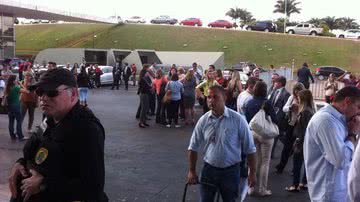 Imagem Princípio de incêndio evacua o Senado Federal