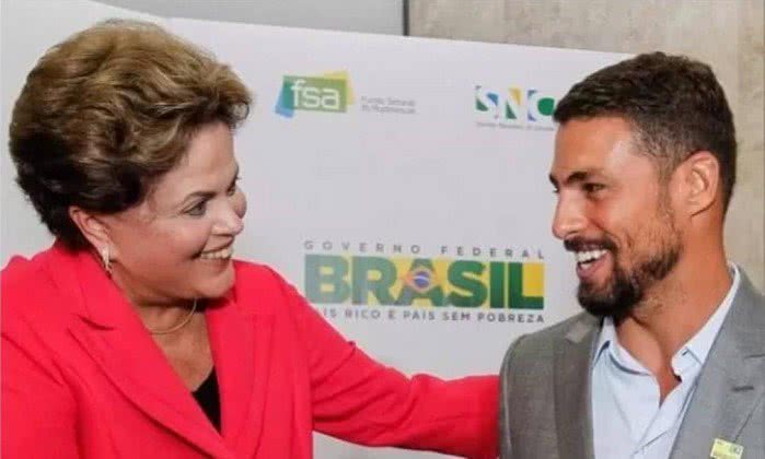 Imagem "Não é todo dia que temos um Cauã", diz Dilma ao tietar ator