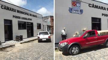 Imagem Endividada, Câmara de Ubatã é invadida e móveis levados