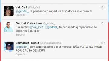 Imagem Torcida cobra Geddel por MGF em discussão via Twitter