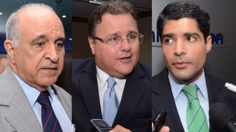 Imagem Geddel sobre Neto e Paulo Souto: “não há chance de não estarmos unidos”