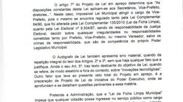 Imagem Camaçari: oposição acusa Ademar Delgado de mandar vetar projeto da Ficha Limpa