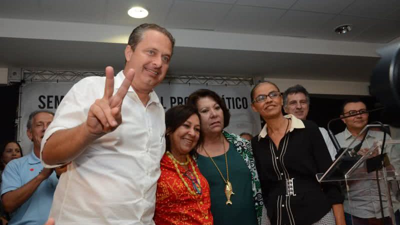 Imagem Marina Silva ofusca Eduardo Campos na Arena Fonte Nova