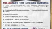 Imagem Após atentados, militares promovem assembleia geral 
