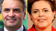 Imagem DataFolha: Aécio 51% e Dilma 49%