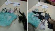 Imagem Suspeito é flagrado com  arma e droga em Itinga