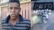 Imagem PM prende suspeito com maconha na Boca do Rio