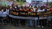 Imagem Agentes de saúde realizam protesto e paralisação nesta terça-feira (12)