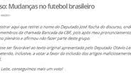 Imagem Romário retira nome de José Rocha da “Bancada da CBF”