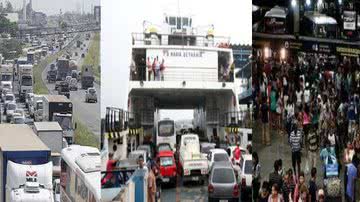 Imagem Voltando para casa: movimento tranquilo no Ferry e intenso na BR-324 