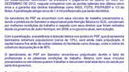 Imagem Saúde: servidores do PSF cruzam os braços na segunda-feira (25)