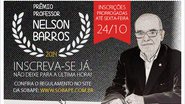 Imagem Prêmio Professor Nelson Barros tem inscrições prorrogadas até 24 de outubro