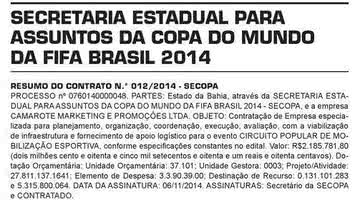 Imagem A dois meses do seu fim, Secopa contrata empresa por R$ 2 milhões