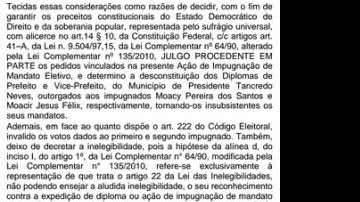 Imagem Prefeito de Tancredo Neves é cassado pela 2ª vez, mas permanece no cargo