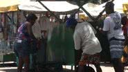 Imagem Mercado Modelo: Semop faz retirada de ambulantes. Clima é tenso