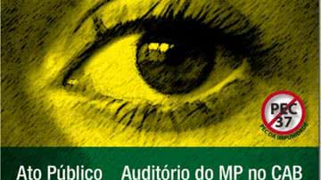 Imagem MP promove ato público contra a impunidade