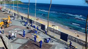 Imagem Trecho da Barra é liberado para os pedestres