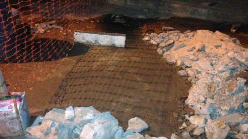 Imagem Prefeitura de Lauro fecha cratera na Almeida Machado