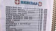 Imagem Cerveja a R$ 9,50 e caldo de sururu por R$ 16 é realidade na Bahia
