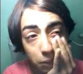 Imagem Vídeo: fã &quot;Barteus&quot; chora após fim de namoro 