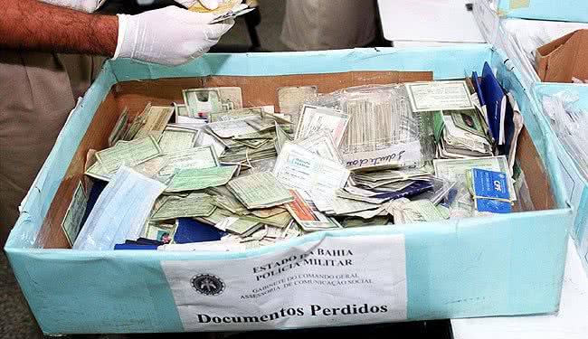 Imagem Documentos perdidos no Festival de Verão estão na 12ª DP