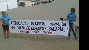Imagem Piritiba: professores entram em greve por reajuste salarial