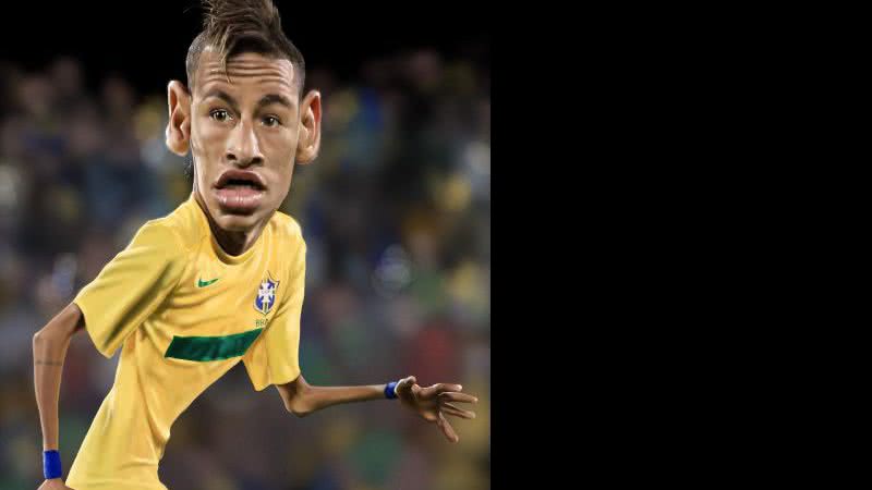 Imagem Exposição em shopping traz caricatura de craques do futebol